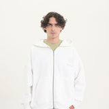 PURE Across The Lines 'White Zip' Hoodie