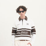 PURE Across The Lines Ivory Polo