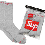 Paquete de 4 medias Supreme Gris