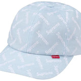 Supreme Monogram Jacquard 6-Panel 'Light Blue'