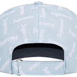 Supreme Monogram Jacquard 6-Panel 'Light Blue'