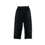 Mixed Emotion Black ‘Pearl’ Sweatpant
