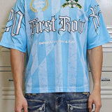 FRD Elite Field Short Slv sport Jersey Blue