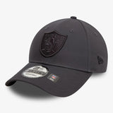 New Era Gorra Ajustable Raiders Gris Oscuro