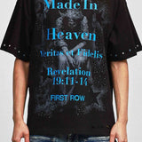 FRD ‘MADE IN HEAVEN’ BLACK CROP TEE
