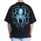 Escobar 'Wrap The World' Negra Con Letras Negras T-Shirt