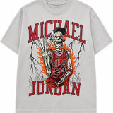 Vintage Demand 'Michael Jordan' Grey Tee