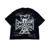 Mixed Emotion 'Chaos' Black Tee