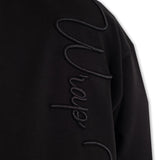 Escobar 'Wrap The World' Negra Con Letras Negras T-Shirt