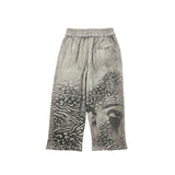 Mixed Emotions Cream ‘Stripped’ Sweatpant