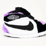 Pantuflas Retro 1 hi violeta/blanco/negro