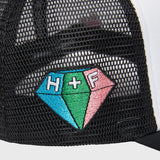 Homme Femme Beverly Hills Trucker Hat Black