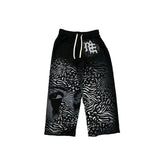 Mixed Emotions Black ‘Stripped’ Sweatpant