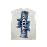 Mixed Emotion White Angel Sleeveless Tee