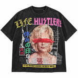 Life Hustler 'BLIND WOMAN' Black Tee