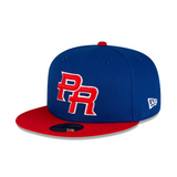 NEW ERA FITTED PUERTO RICO AZUL/ROJO/ GRIS 4535