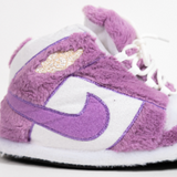 Pantuflas retro 1 hi violeta/blanco