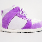 Pantuflas Retro 1 HI Violeta/blancas/roja