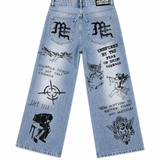 Mixed Emotions 'Blue Canvas' Denim