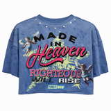 FRD 'Made In Heaven Righteous Will' Cropped Tee