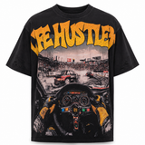 Life Hustlers 'RACING' Black Tee