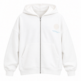 PURE Across The Lines 'White Zip' Hoodie