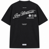 PURE Across The LineS 'Black Pure Worldwide' T-Shirt