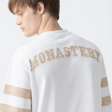 Monastery Horsebeat  Daven T-Shirt Oversized Blanca