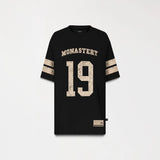 Monastery Horsebeat Daven T-Shirt Oversized Negra