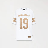 Monastery Horsebeat  Daven T-Shirt Oversized Blanca