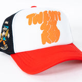 26 Red Multicolor - White-Orange-Black-Red