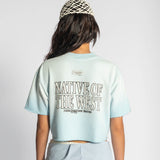 Pure ‘Before The West Blue’ Croptop