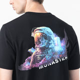Monastery T-shirt Oversized Eland Men Black