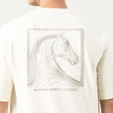 Monastery Horsebeat 7c T-shirt Oversized Cream