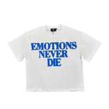 Mixed Emotion Blue End Rhinestone Tee