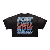 FRD POST HUMAN NEW BORN CROP TEE