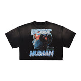 FRD POST HUMAN NEW BORN CROP TEE