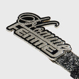 Homme Femme Signature Encrusted Belt