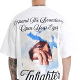 Escobar T-shirt Open ur eyes White