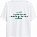 DESIERTO POSIBLE WHITE TEE