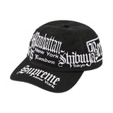 Supreme City Patches 6-Panel Black Cap