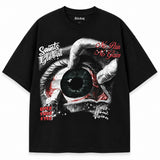 Escobar 'RED LINE' Black Tee