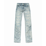 FRD ‘ALLOVER RHINESTONE’ BLUE DENIM FLARE JEAN