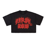 FRD Wake Up And Be Fierce Women’s Crop Tee 2174