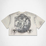 FRD 'Gods And Mortals Celestial Balance' Cropped Tee