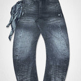 FRD 'Studded' Wash Barrel Jean