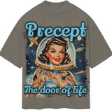 Precept 'ASTRONAUT WOMAN' Grey T-Shirt