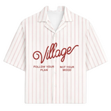 VILLAGE Pink Button Up