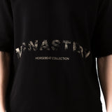 Monastery Horsebeat  Memphis T-Shirt Oversized Negra