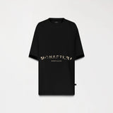 Monastery Horsebeat  Memphis T-Shirt Oversized Negra